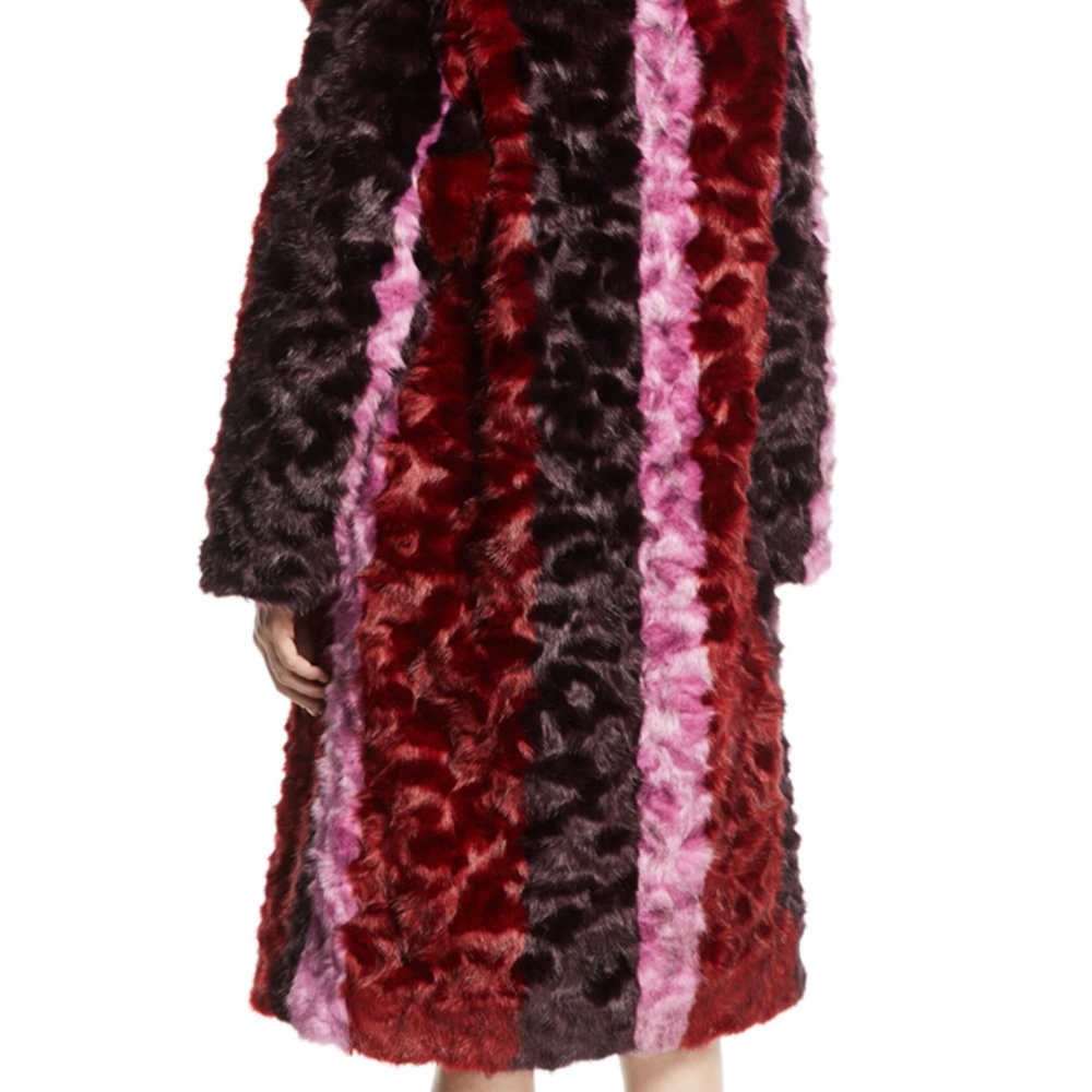 ❌SOLD❌NWT MCQ ALEXANDER MCQUEEN  Faux Fur Coat - Picture 11 of 16